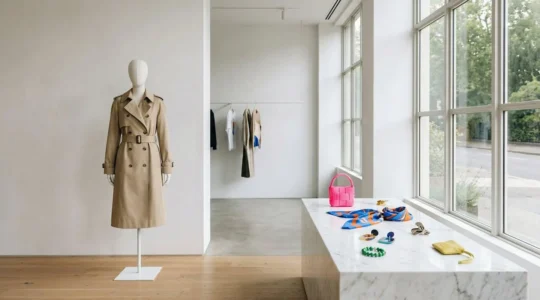 Fashion trend analysis showing comparison between fad and classic items